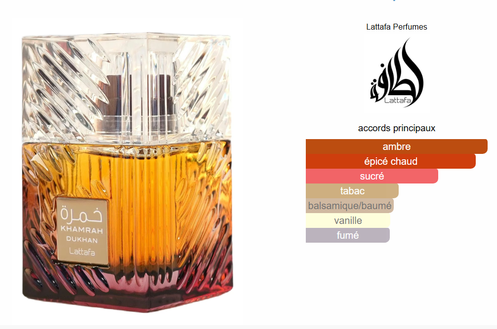 Khamrah Dukhan Lattafa